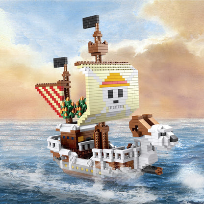 Piratskepp 3D-byggklossar