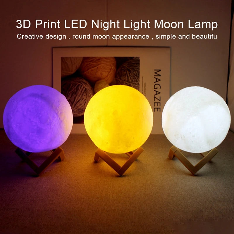 Moon LED Nattlampa