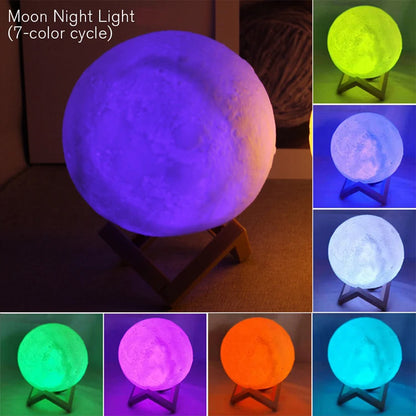 Moon LED Nattlampa
