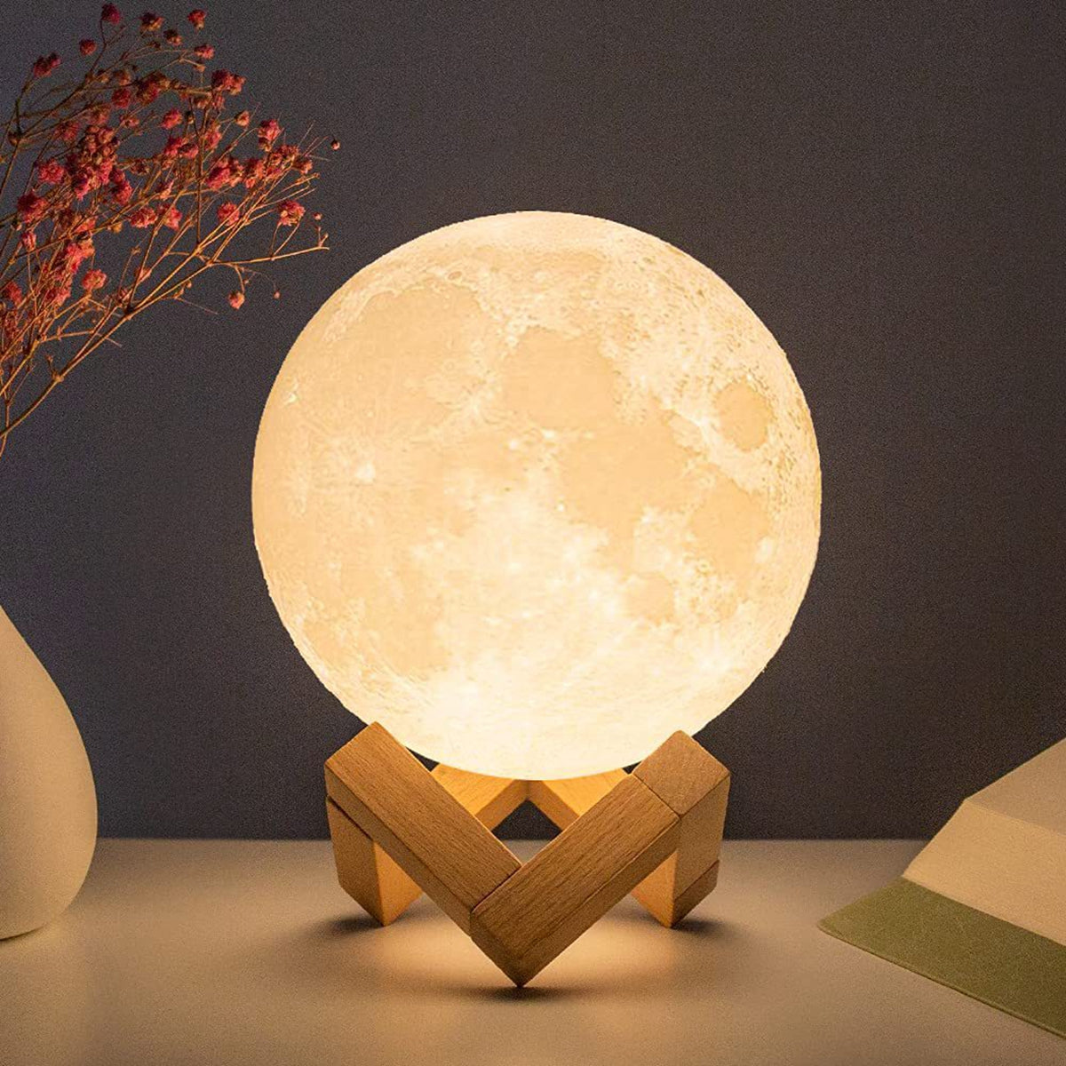 Moon LED Nattlampa