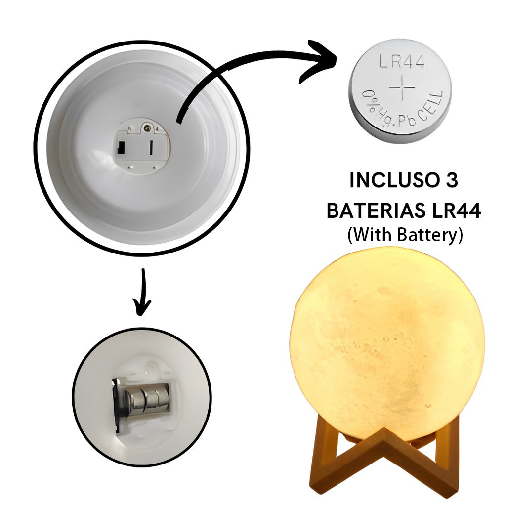 Moon LED Nattlampa